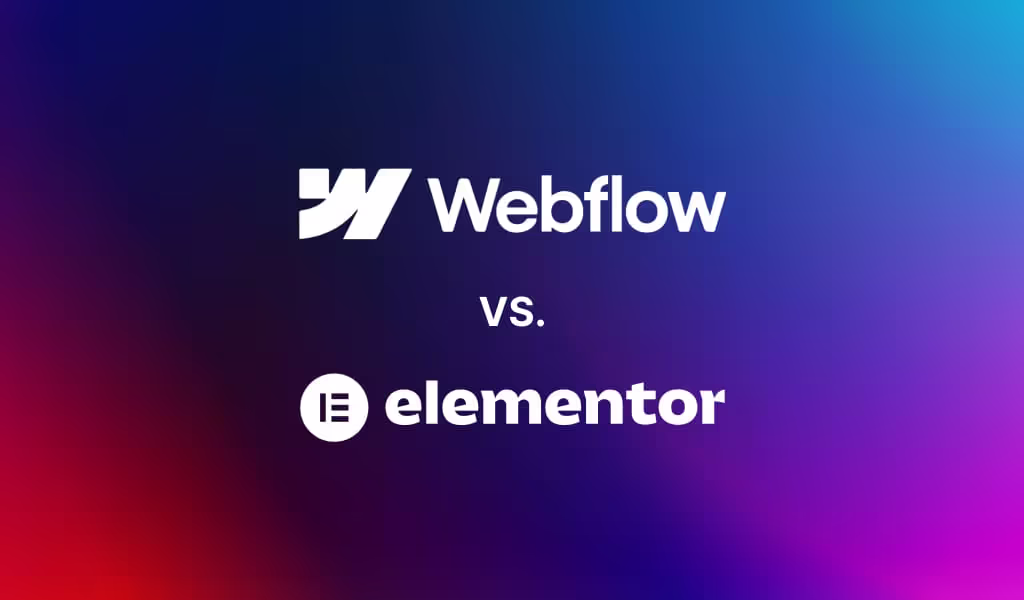 Webflow vs. Elementor : Quel est le meilleur constructeur de site web ?