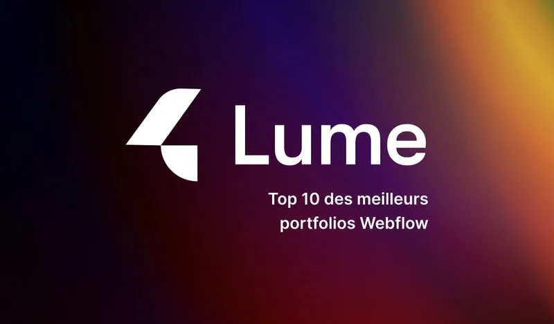 Les 10 meilleurs portfolios Webflow pour vos inspirations de designs web