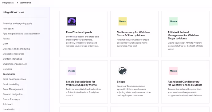Facilité d'intégration d'outils et d'applications tiers