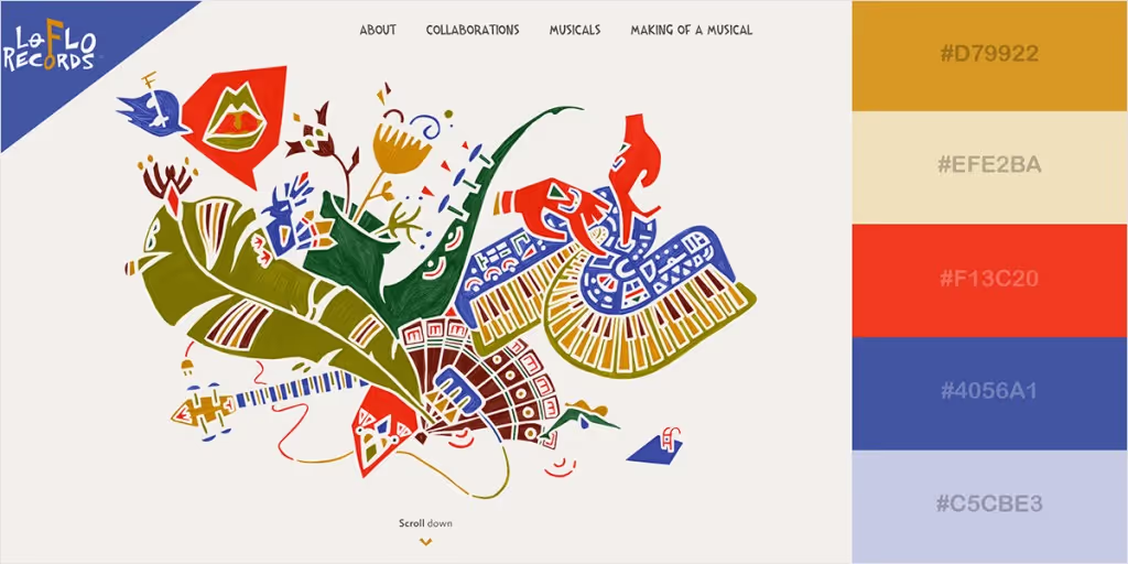 Palette de couleurs: Artistique et Créative